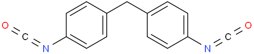 318 二苯基甲烷-4,4'-二异氰酸酯 亚甲基双(4,1-亚苯基)二异氰酸酯；4,4'-二异氰酸二苯甲烷